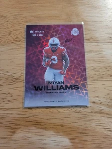 2023 ONIT Athlete Ohio State Buckeyes Autographs Miyan Williams  375/400 - Picture 1 of 2