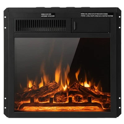 18" Electric Fireplace Insert 5100 BTU Freestanding Heater with Remote Control - Image 1 of 4