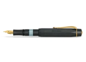 Kaweco Kaveco Fountain Pen F Fine Al Sports Black/Gold 11000326 Rotary Suction T - Picture 1 of 9