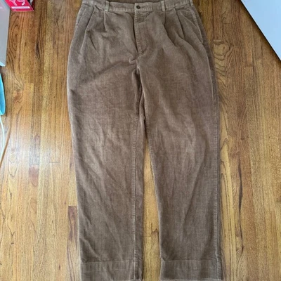 Pantalones JOS A BANK Para Hombre 38X30 Marrón Camel Pana Puños Pantalones Pesados Y2K Foto 1 de 4