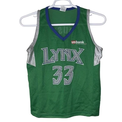 Minnesota Lynx WNBA Y2K Seimone Augustus Jersey Signed Youth XL GUC - Image 1 of 4