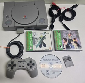 Sony PlayStation 1 SCPH-5501 Console Bundle Final Fantasy PS1  Controller Bundle