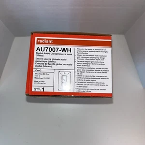 AU7007WH ONQ Legrand Digital Audio Global Source Input - Weiß - Bild 1 von 1