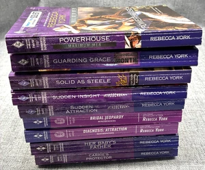 Harlequin Intrigue Books REBECCA YORK Ruth Glick Romance New Orleans PB Lot of 9 - Imagen 1 de 22