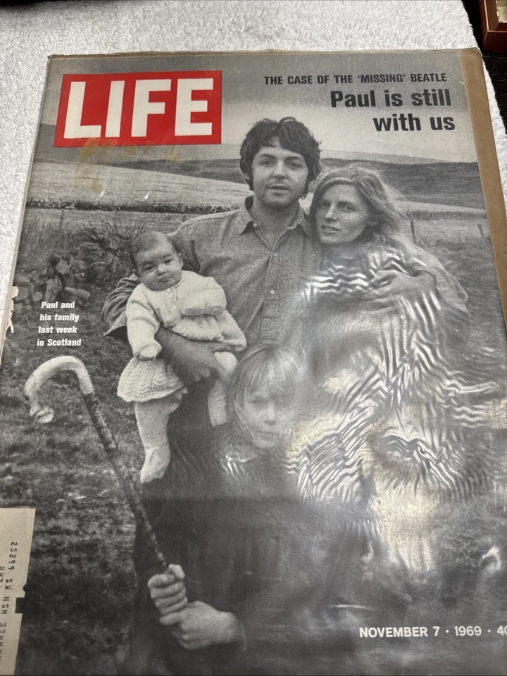 Life Magazine NOVEMBER 7, 1969 Paul McCartney Case Of Missing Beatle - Image 1 of 1