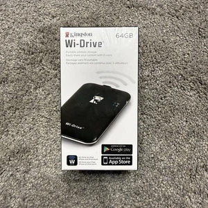 Kingston Wi-Drive 64 GB USB 2.0 tragbarer Speicher im Taschenformat WID/64 GB-A - Bild 1 von 4