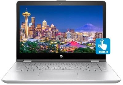 HP Pavilion x360 14" Intel  i5-8265U 1.6GHz/ (8GB-16GB)/ 1TB HDD/Win 10 x64 Pro - Image 1 of 4