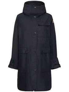 MONCLER Meudon Women's Blue Parka Jacket New - Picture 1 of 5