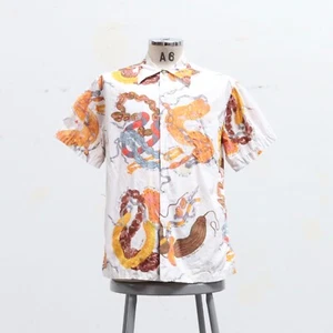 Vintage Reyn Spooner Guy Traditional Jewelry Button Up Shirt Hawaiian Chains - Picture 1 of 15