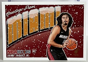 2023-24 NBA Hoops #2 Jaime Jaquez Jr Greetings From Miami Rookie Greetings - Picture 1 of 2