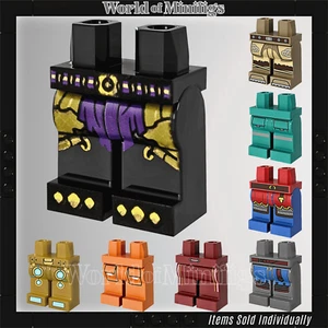 LEGO Minifig Printed/Decorated Legs "NEW" - All Styles & Colors Available - Picture 1 of 55