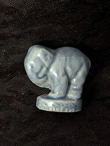 Wade Whimsies Blue Circus Elefant Figur Red Rose Tea England    - Bild 1 von 5