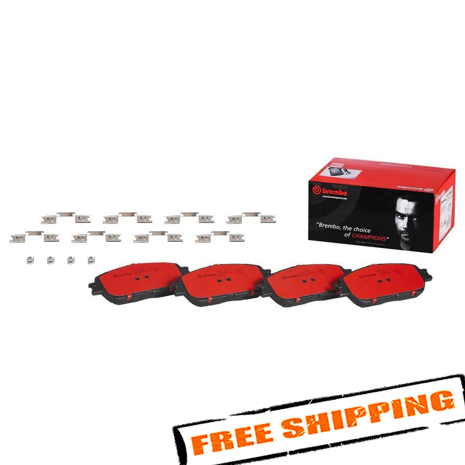 Juego de pastillas de freno de disco delanteras de cerámica Brembo P83105N para Toyota Tacoma 2005-2015 Foto 1 de 4