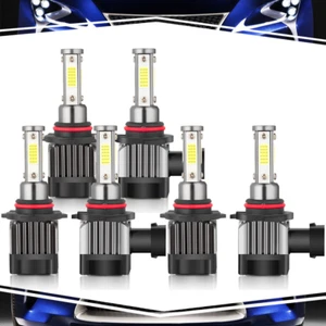 For Chrysler Pacifica 2017-2018 3 Pair 9005/HB3/H10 Hi&Lo Beams Fog Light Bulb - Picture 1 of 8