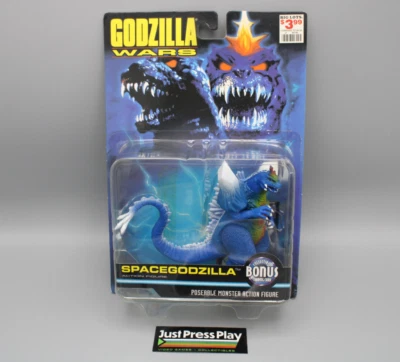 1995 Trendmasters Godzilla Wars SpaceGodzilla Action Figure with Bonus Card NOS - Image 1 of 4