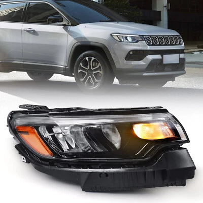For Jeep Compass 2022-2024 Reflector LED Headlight w/o LED DRL Passenger W/ BULB - Image 1 of 4
