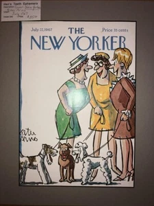 Peter Arno- Large Matted Signed Original New Yorker Magazine Cover - Picture 1 of 1