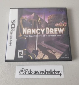 Nancy Drew Deadly Secret Olde World Park - Nintendo DS *NEW/FACTORY SEALED* - Picture 1 of 3