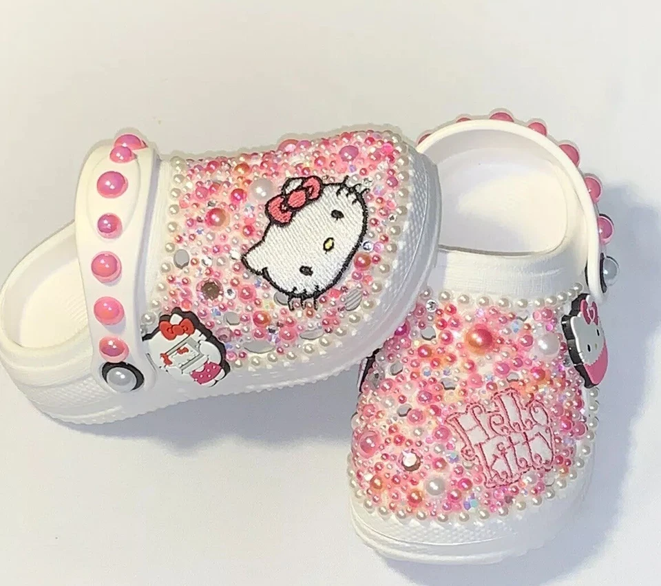 Zapatos con zueco Hello Kitty para niños pequeños Foto 1 de 4