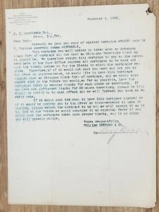 1892 Letterhead Chicago Illinois William Deering Minco Indian Territory - Picture 1 of 1