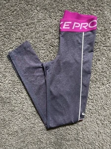Nike Pro Womens Training Leggings Size XS Dri-Fit Mesh - Picture 1 of 5