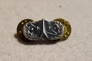 Mini USAF Space Operations Occupation Badge Lapel / Hat Pin - Picture 1 of 3