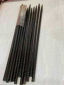 15'' Rebar Stakes 15pc. Ground Anchors Steel Plant Support Garden Stake Metal R3 - Picture 1 of 1