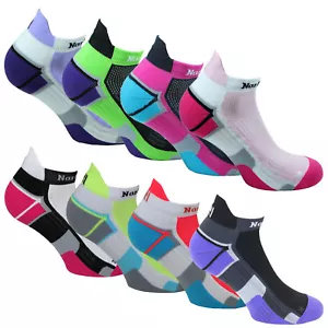 Norfolk Running Microfiber Cushioned Low Cut with Back Tab Ladies Sock : JOYNER - Picture 1 of 18