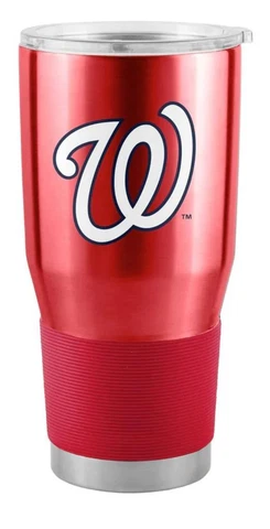 Washington Nationals 30oz Stainless Steel Travel Tumbler [NEW] MLB Mug Glass Cup Cover