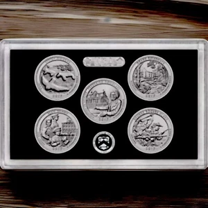 2017 S 225th ANNIVERSARY ENHANCED US MINT UNC 5 Coin Set QUARTERS/ORG. BOX/COA - Picture 1 of 4