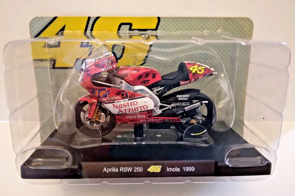  MOTO APRILIA RSW 250 IMOLA 1999 VALENTINO ROSSI SCALA 1/18 - Immagine 1 di 1