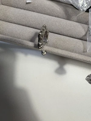 chrome hearts Cross Band 935 Silver *single Earring* - Image 1 of 4