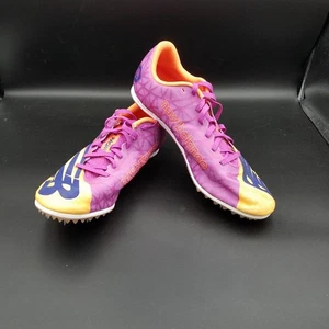 New Balance Running MD500 gelb lila Trainingsschuhe Gr. US8,5 mit Spikes neu ohne Etikett - Bild 1 von 8