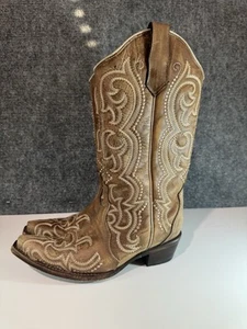 Women’s Circle G Embroidered Cowboy Boots Size 7 - Picture 1 of 8