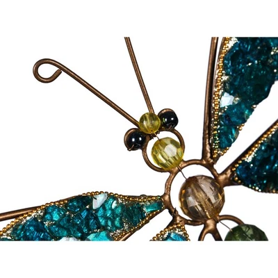 Dragonfly Design Beaded Wind Chime Foto 1 de 4