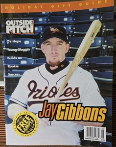 Baltimore Orioles Outside Pitch February 22, 2002 Magazine Jay Gibbons Cover - Foto 1 di 1