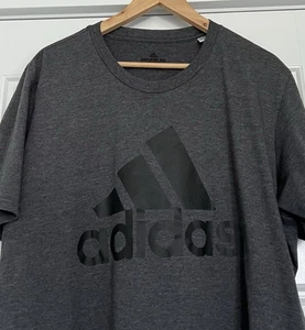Camiseta ADIDAS Suave Mezcla Algodón AMPLIFICADOR, Gris Brezo - Talla XXL *BONITA* - Imagen 1 de 5