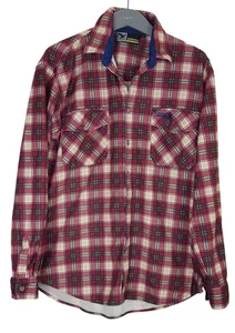 Salewa Polarite Check Shirt Size L Long Sleeve Hiking Travel - Picture 1 of 9