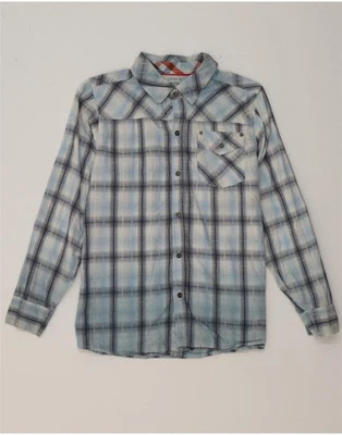LEVI'S Boys Shirt 15-16 Years Large Blue Check Cotton BM11 - Image 1 of 4