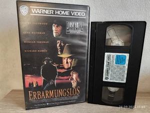 [VHS] ►ERBARMUNGSLOS (1992)◀︎ Clint Eastwood | Grossbox | Getestet 100% Ok - Bild 1 von 4