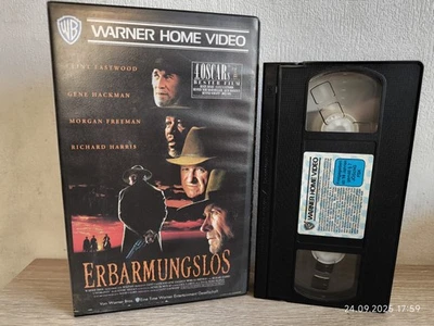 [VHS] ►ERBARMUNGSLOS (1992)◀︎ Clint Eastwood | Grossbox | Getestet 100% Ok - Bild 1 von 4