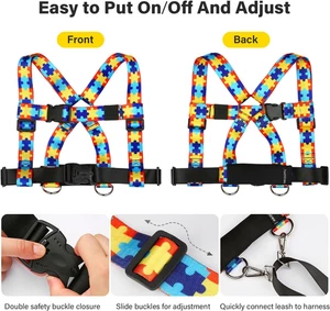 Safety Harness Leash for Kids with Autism Special Needs and Older Children Ages - Picture 1 of 7