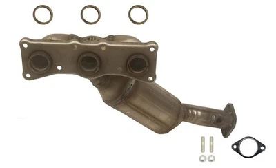 Convertidor catalítico trasero con colector de escape integrado para BMW X3 2007-2010 Foto 1 de 2