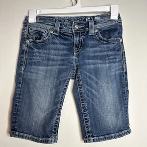 Pantalones cortos de jean Miss Me Mid-Rise Easy para mujer talla 26 - Imagen 1 de 5
