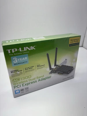TP-Link AC1300 Wireless dual band PCI express adaptor Archer T6E - Image 1 of 4