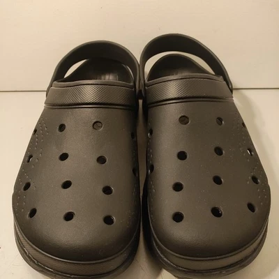 SKECHERS Men's Arch Fit Orthopedic Clog Size 12-13 Black Perforated Slip On - Image 1 of 4