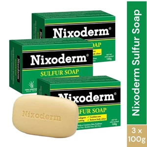 Nixoderm Sulfur Soap| Anti Acne, Oily Skin | Original | Fast Shipping (3 x 100g) - Picture 1 of 9