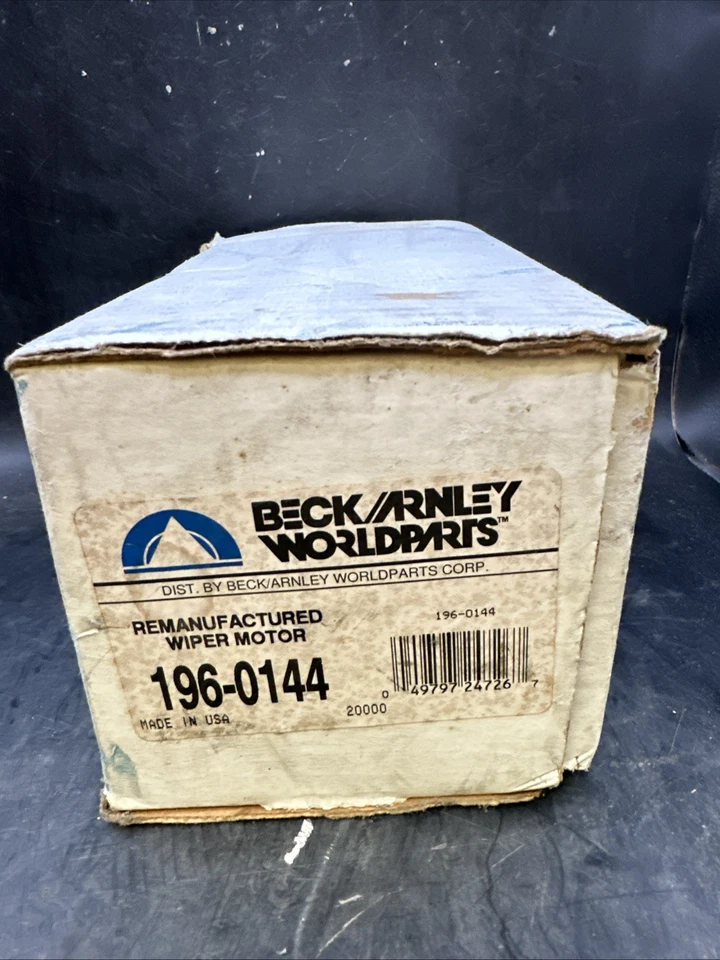 🇺🇸MOTOR LIMPIAPARABRISAS BECK ARNLEY 196-0144 79-82 MAZDA 626 SH GRATIS🇺🇸 Foto 1 de 4