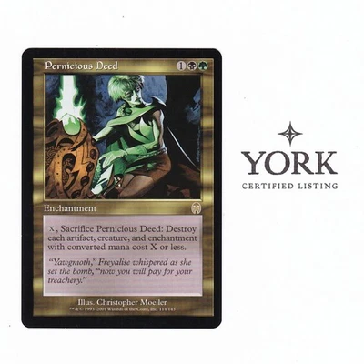 MTG Pernicious Deed - Apocalypse #114/143 - NM Regular EN - Image 1 of 2