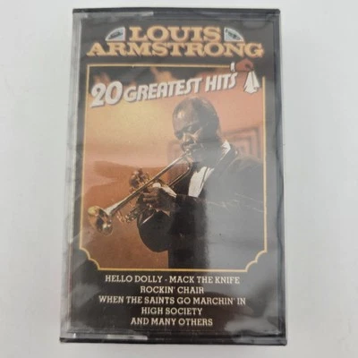 Louis Armstrong - 20 Greatest Hits Cassette - Sealed **Buy 2 Get 1 Free** - Image 1 of 4